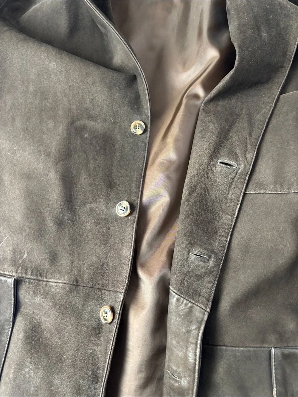 Men's Dark Brown Suede Sport Coat - Classic Notch Lapel Blazer